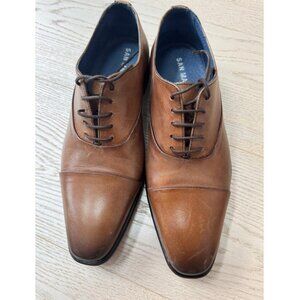 Men's San Marina brown leather dress shoes